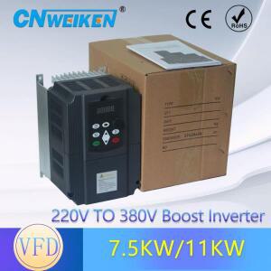 11kw 인버터 220V ~ 380V 단상 입력 ~ 3상 출력 주파수 변환기 공기 압축기용 가변 속도 VFD