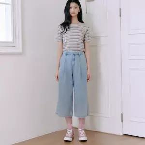 [백화점 정품] 써스데이아일랜드 [여성]아이스 큐롯 데님 팬츠(T264MJE247W)