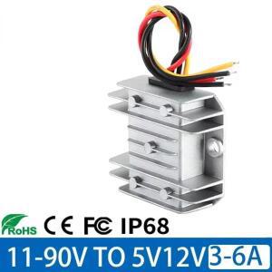 스텝 다운 벅 파워 DC 컨버터, 5 볼트 12 볼트 컨버터로 변환, 72 V 60V 48V 36V 24V-5 V 12 V 3A 5A