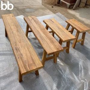 고재 벤치 스툴 소품 실내 50x26x45 인테리어 고재벤치 원목 롱스툴 사각