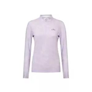[국내백화점 매장정품] 아이더 EIDER ICE-LONG (아이스 롱) 여성 그래픽 긴팔짚업 티셔츠_LILAC DWM25202L1