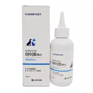 마이트 맥시 강아지 고양이 진드기 구제제 귀세정제 120ml
