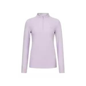 [국내백화점 매장정품] 아이더 EIDER PERFORMANCE 여성 조직물 긴팔짚업 티셔츠_LILAC DWP25202L1 124554