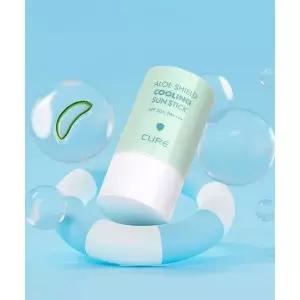 KIMJEONGMOONALOE 큐어 알로에 쉴드 쿨링 민트 선스틱 23g 수딩자차 1개 239651