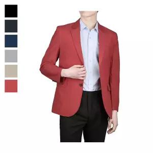 [리빌모아]남자 여름 초경량 와셔 콤비자켓 SB-COS-LV76-다홍