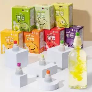 [팝캡] 무설탕 키즈 비타민 휴대용 음료 캡 7가지맛 택1(5개입x1박스)