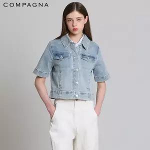[꼼빠니아(compagna)] 데님 반팔 자켓 (택가격: 279000원)