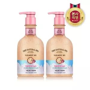 [LG생활건강]벨먼 스파 수분광채 핑크솔트 스크럽 바디워시 400ml x 2개