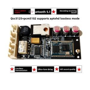 클래스 A Bluetooth 5.1 디코더 보드 수신기 APTX HD 무손실 DAC Qualcomm QCC5125