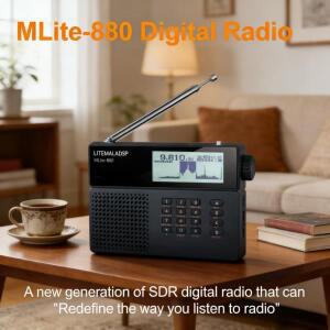 업데이트된 LITEMALADSP MLite-880 Malahit SDR 수신기 Malahiteam 정품 라이선스 DSP 라디오 디지털 단파