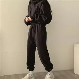 [라일리여성의류] Rly 편한 여성 조거 팬츠 세트 츄리닝 여성 크롭 후