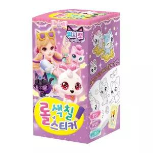 [크래프트빌]위시캣 매직카드 롤 색칠스티커