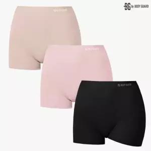[보디가드]보디가드 심리스팬티 무봉제 네모팬티 편한 사각 여성드로즈팬티 세트