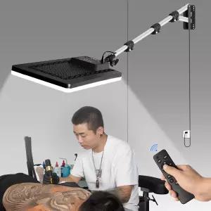 새로운 벽걸이 타투 램프 최대 83인치 210cm 19인치 대형 LED 패널 매우 밝은 작업 적절한 속눈썹 연장