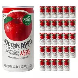 [셀러허브]웅진 자연은 사과 180ml x 30캔 (S41346820)