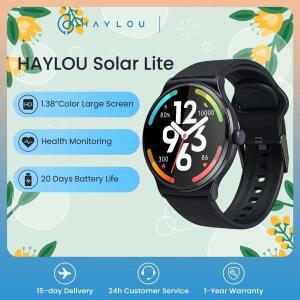 HAYLOU Solar Lite 음성 통화 스마트워치 1.38인치 HD 화면 24시간 건강 모니터링 100+ 스포츠 모드 100+