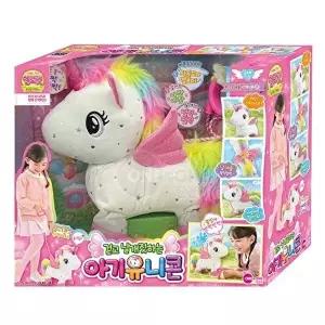 [셀러허브 1]원앤원 작동인형완구 헬로펫 걷고 날개짓하는 유니콘 인형 동물인형 장난감 (50087446)