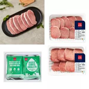 국내산 냉동 돈육 등심 돈가스 (1.0kg x 2) 손질 생돈까스 돼지고기 대용량 가정용 반찬