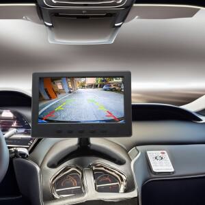7인치 TFT LCD 차량 모니터 트럭 역방향 스크린 7인치 후방 디스플레이 모니터 자동차 비디오 레코더 모니