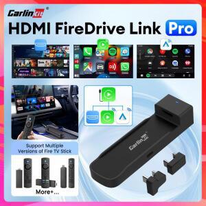 CarlinKit FireDrive Link Pro Fire TV 스틱 지원 무선 CarPlay 안드로이드 자동 HDMI TV 스트리밍 박스 자