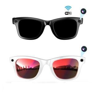 AI 스마트 안경 비디오 카메라 W610 800W 야외용 선글라스 Wi-Fi 전송 블루투스 통화 음성 녹음 스마트 웨