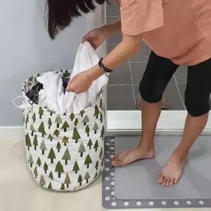 린넨 장난감정리함 패브릭 바스켓 소나무 (W99D832)