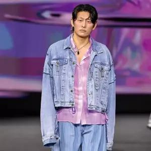 [곽현주컬렉션] 26SS BLUE RECYCLE DENIM JACKET