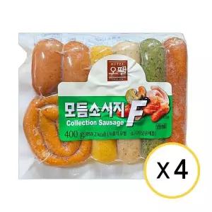오뗄 모듬 소시지 F 400g 냉동 x 4개
