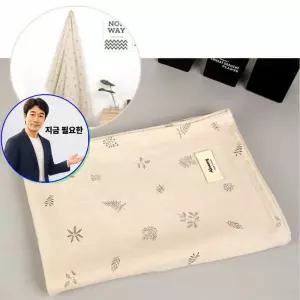 지금 필요한 낮잠이불 아기여름이불 블랭킷M 여름 면속싸개 이중거즈 리프베이
