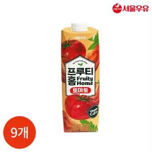 CL 서울우유 프루티 홈 토마토 1000ml x 9개