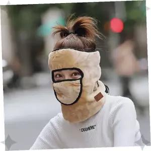 겨울 방한 안면 마스크 넥워머 귀마개 일체형 보온 방풍 얼굴 목 보호 야외 활동