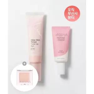 MISSHA [미샤X후니언 공동개발] 글로우 스킨 틴티드 톤업선 30ml X 1개 + 스킨밤 20ml 1개(+모던섀도우 본