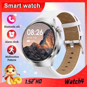 무선주입기 2025 새로운 비즈니스 Watch4 남자 스마트 52 HD 블루투스 통화 Xiaomi 다기능 Smartwatch 여성을위한 사진 건강 추적기