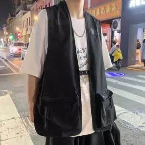 패션 크롭 캐주얼 청 조끼 정장 전투 용 여행 여름 스타일 베스트  [m8EB1C3]