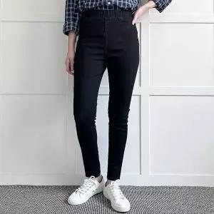 [하프클럽/]빅사이즈 509 데일리밴딩블랙스키니진 DLOP815