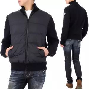 25FW  로고 패치 믹스 집업 자켓 9B00040 M1131 778