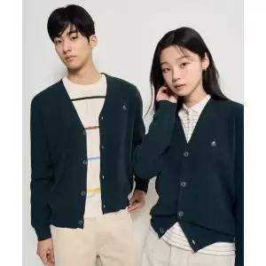 매장정품 빈폴 BEANPOLE MEN 남녀공용 코튼 베럴비 가디건 카디건 그린 BC615AE10M 213150