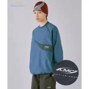 엘엠씨 ACTIVE GEAR SUPPLEX WAVE CREW NECK navy 324436