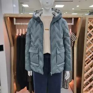 [하프클럽/] DP01 아웃포켓  후드 숏 패딩 HOWP1N12