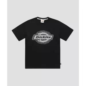 디키즈 DICKIES 디스트레스드 로고 티셔츠 블랙 162437