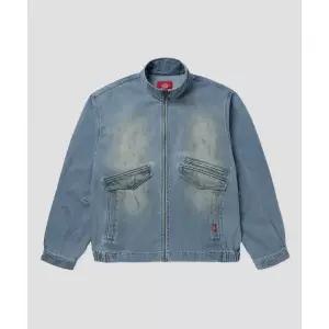 디키즈 DICKIES 오버핏 더티 워시드 데님 재킷 Blue 162488
