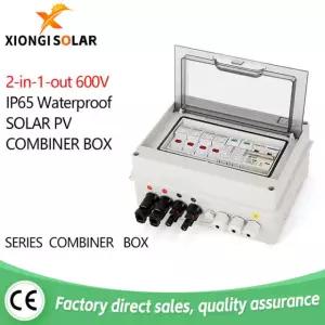 번개 보호 기능이 있는 태양광 SPD PV 입력 퓨즈 결합기 IP65 600V MCB FUSE 15A