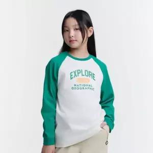 내셔널지오그래픽 키즈 K251UTS920 래글런 긴팔티 GREEN 510870