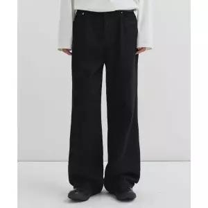 [국내백화점 매장정품] 드로우핏 DRAW FIT 리버티 와이드 플레어 데님 팬츠 [BLACK] DFDN4302BK 102624