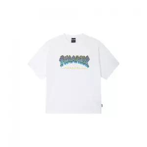 THRASHER 고질라 스톤워싱 티셔츠 화이트