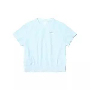 EIDER ON THE ROCK (온더락) β 우븐 반팔라운드 티셔츠 _ICE BLUE