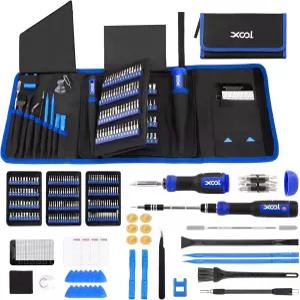 XOOL 200 in 1 정밀 드라이버 키트 164비트 유연한 샤프트 컴퓨터용 익스텐션 로드 노트북 PC PS4 Xbox