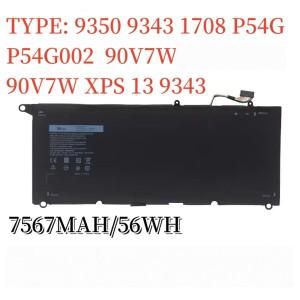 XPS 13-9350 9343 90V7W P54G 60WH