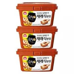 해표 순창궁 구수하고 담백한 맛 재래식 된장 1kg x 3개