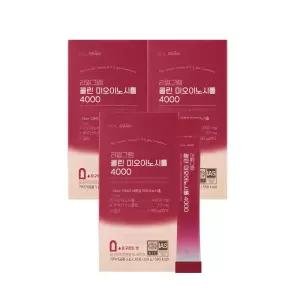 콜린 미오이노시톨 미국산 고함량 4000mg 스틱파우더 3개월분